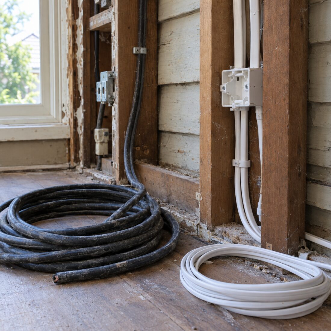 Rewiring while the walls are open