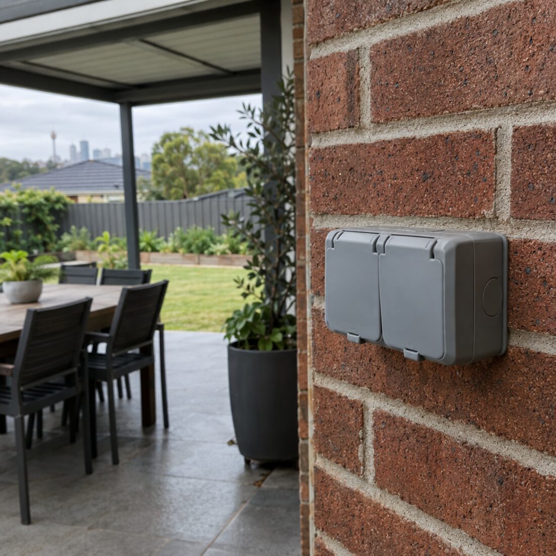 Outdoor power and lights